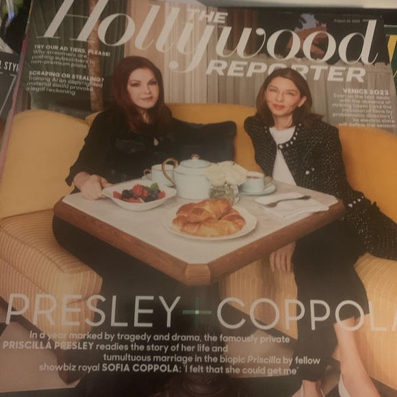 The Hollywood Reporter Priscilla Presley Sofia Coppola collectible Elvis & more - Picture 1 of 3
